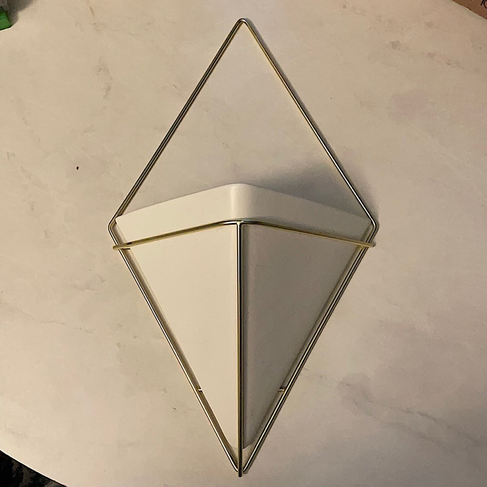 Mid-modern century hanging planter